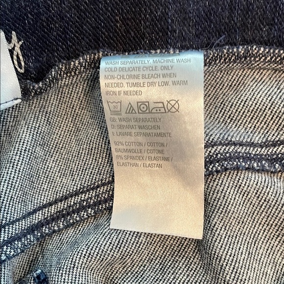 Belle by Kim Gravel Blue Ankle Cropped Jeans - Picture 4 of 4